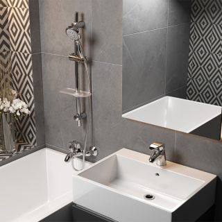 Смеситель для раковины Paini Smile 39CR205CAKM хром